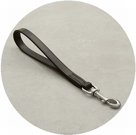 Audenham English Bridle Leather Hand Loop Dog Lead 32cm/12.5